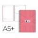 AGENDA ESCOLAR ANTARTIK 26-27 ESPIRAL PACK AND GO DIA PAGINAA5+ BILINGÜE 80G PAPEL FSC ROSA CORAL
