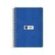AGENDA ESCOLAR ANTARTIK 26-27 ESPIRAL PACK AND GO DIA PAGINAA5+ BILINGÜE 80G PAPEL FSC AZUL MARINO