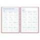 AGENDA ESCOLAR LIDERPAPEL 26-27 ESPIRAL CLASSIC DIA PAGINA A5 BILINGUE 70G PAPEL FSC ROJO