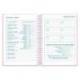 AGENDA ESCOLAR LIDERPAPEL 26-27 ESPIRAL CLASSIC SEMANA VISTA A5 BILINGUE 70G PAPEL FSC ROSA