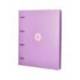 CARPETA 4 ANILLAS DE 35 MM MIXTAS ANTARTIK A4 FOAM COLOR LAVANDA
