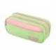 ESTUCHE PORTATODO LIDERPAPEL DUO 3 CREMALLERAS CON BOLSILLO FRONTAL 220X90X50 MM