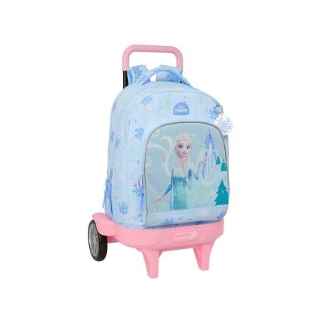 MOCHILA GRANDE CON RUEDAS COMPACT EVOLUTION EXTRAIBLE SAFTA FROZEN 450X330X220 MM