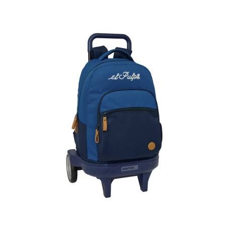 MOCHILA GRANDE CON RUEDAS COMPACT EVOLUTION EXTRAIBLE SAFTA EL PULPO 450X330X220 MM