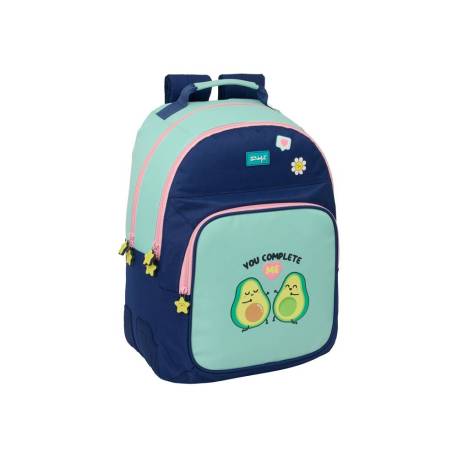 MOCHILA DOBLE CON CANTONERAS ADAPTABLE A CARRO SAFTA MR. WONDERFUL ESTRELLA 420X320X150 MM