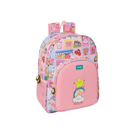 MOCHILA ESCOLAR ADAPTABLE A CARRO SAFTA WONDERFUL COMIC 420X330X140 MM