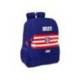 MOCHILA ESCOLAR ADAPTABLE A CARRO SAFTA ATLETICO DE MADRID 440X320X160 MM