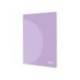 LIBRETA LIDERPAPEL 360 TAPA DE PLASTICO A5 48 HOJAS 90G/M2 HORIZONTAL CON DOBLE MARGEN COLORES PASTEL