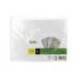 CARPETA LIDERPAPEL DOSSIER BROCHE POLIPROPILENO A4 CIERRE DE VELCRO 180 MICRAS 11 TALADROS TRANSPARENTE