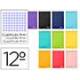 Cuaderno espiral Liderpapel Smart Tamaño Doceavo Tapa blanda 80 hojas Cuadricula 4 mm 60 g/m2 Apaisado Colores surtidos