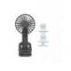 VENTILADOR DE MANO DAEWOO HIGH POWER 5W 3 VELOCIDADES RECARGABLE USB-C COLOR NEGRO