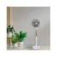 VENTILADOR DE PIE DAEWOO HIGH SPEED 80W 3 VELOCIDADES DIAMETRO 25 CM BASE REDONDA COLOR BLANCO