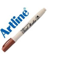 Rotulador Artline Supreme Brush Acuarelable Punta Pincel Color Marrón