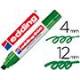 Rotulador Permanente Edding 800 Color Verde Punta Biselada