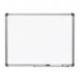 PIZARRA BLANCA ROCADA LACADA MAGNETICA MARCO ALUMINIO CON CANTONERAS 45X60 CM