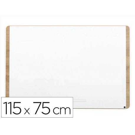 PIZARRA BLANCA ROCADA GAMA NATURAL LACADA MAGNETICA 115X75 CM