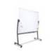 Pizarra Blanca Rocada Vitrificada soporte volteable 90x120