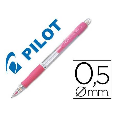 Portaminas Pilot Super Grip color rosa
