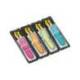 Banderitas separadoras flechas. Dispensador 100 banderitas de colores brillantes