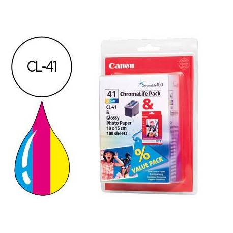Cartucho Canon 0617B001 Nº CL-41 Tricolor