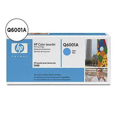 Toner HP 124A Q6001A color Cian
