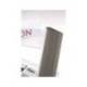 Expositor fast-paperflow de suelo metalico baldas transparentes con 4 estantes