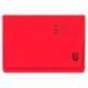 Subcarpeta Pocket Gio folio color rojo