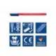Rotulador Staedtler Slim Noris Club punta fina caja 20 rotuladores lavables