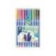 Rotulador Staedler Triplus punta fina triangular surtido pack 10