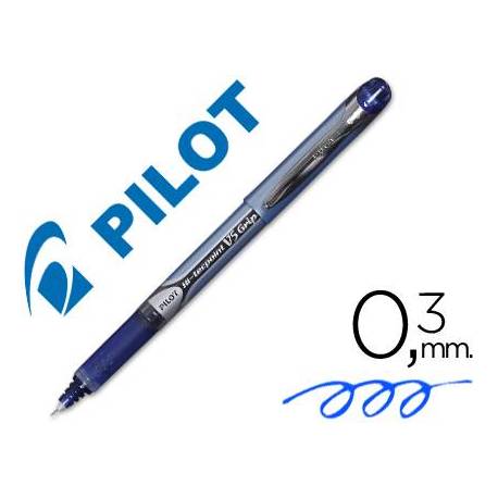 Rotulador Pilot V-5 Grip Trazo 0,3 mm Azul