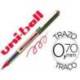 Boligrafo Uni-Ball UB-157 0,7 mm Rojo