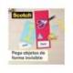 Cinta adhesiva marca Scotch doble cara 33 mt x 19 mm