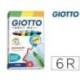 Rotulador Giotto Turbo Maxi Punta Gruesa Lavable caja 6 rotuladores
