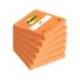 Bloc quita y pon Post-it ® naranja 76 x 76 mm