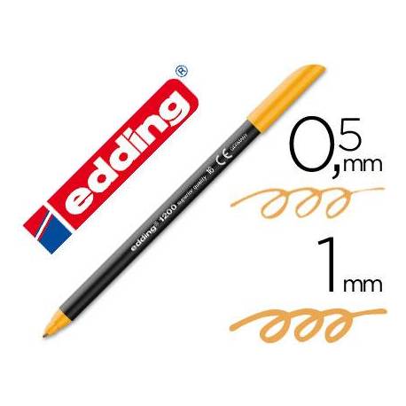 Rotulador Edding 1200 naranja claro nº16