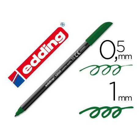 Rotulador Edding 1200 verde oliva nº 15