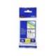 Cinta brother TZE-241 18mm (ancho) x 8m (largo) laminada blanco/negro