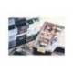 Cinta brother TZE-241 18mm (ancho) x 8m (largo) laminada blanco/negro