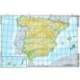 Mapa mudo de España fisico