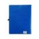 Carpeta clasificadora de carton compacto Saro 275x360 mm azul modelo 30