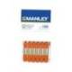 Lapices cera blanda Manley caja 12 unidades naranja