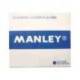Lapices cera blanda Manley caja 12 unidades negro