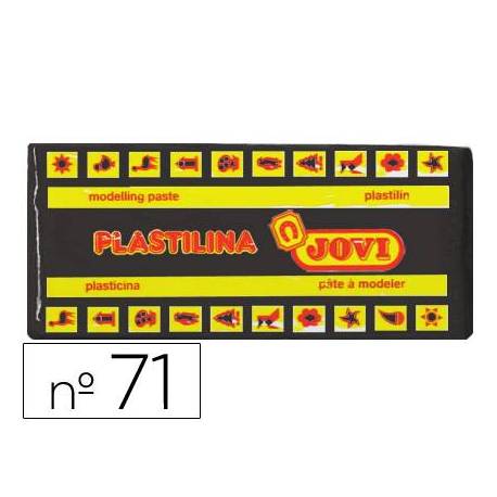 Plastilina Jovi color Negro mediano 150 gr
