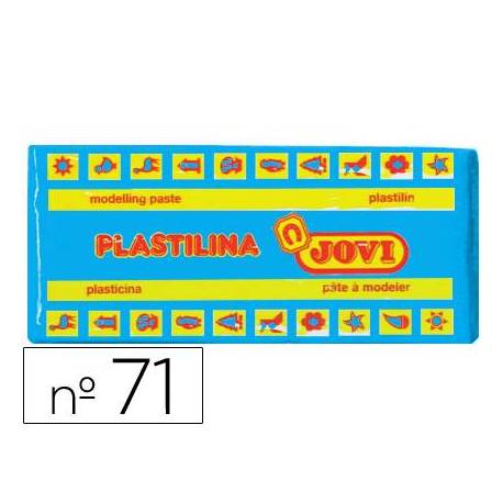 Plastilina Jovi color Azul claro mediano 150 gr
