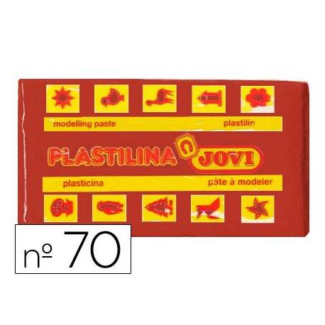 Plastilina Jovi color marron pequeña 50 gr