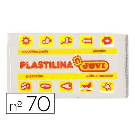 Plastilina Jovi color blanco pequeña 50 gr
