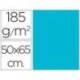 Cartulina Guarro azul turquesa 500 x 650 mm 185 g/m2