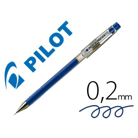 Boligrafo marca Pilot punta aguja 0,2 mm g-tec-c4 azul