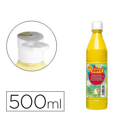 Tempera liquida Jovi color amarillo 500 cc