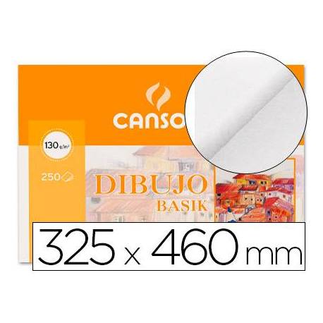 Papel dibujo marca Canson 325x460 mm 130g/m2